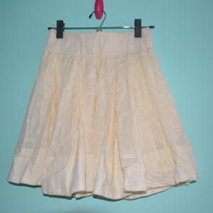 dELIA*s cream circle skirt